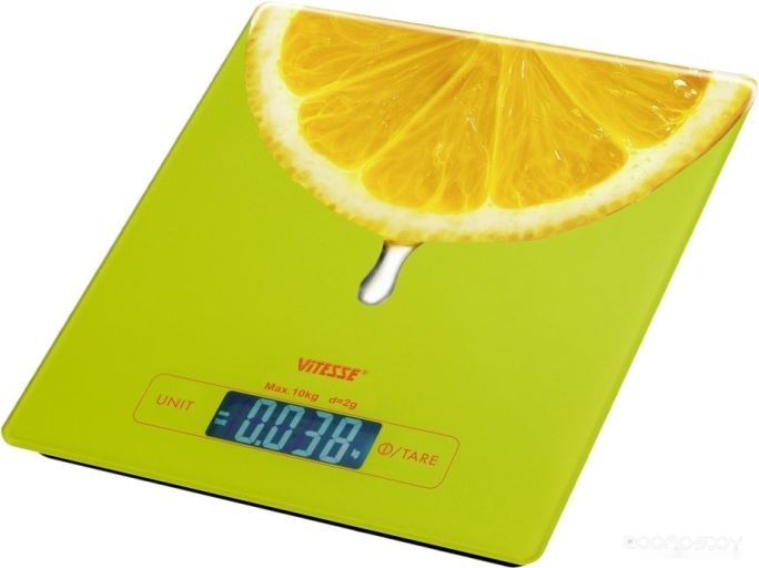 Кухонные весы Vitesse VS-616 (зеленый, 10 кг)