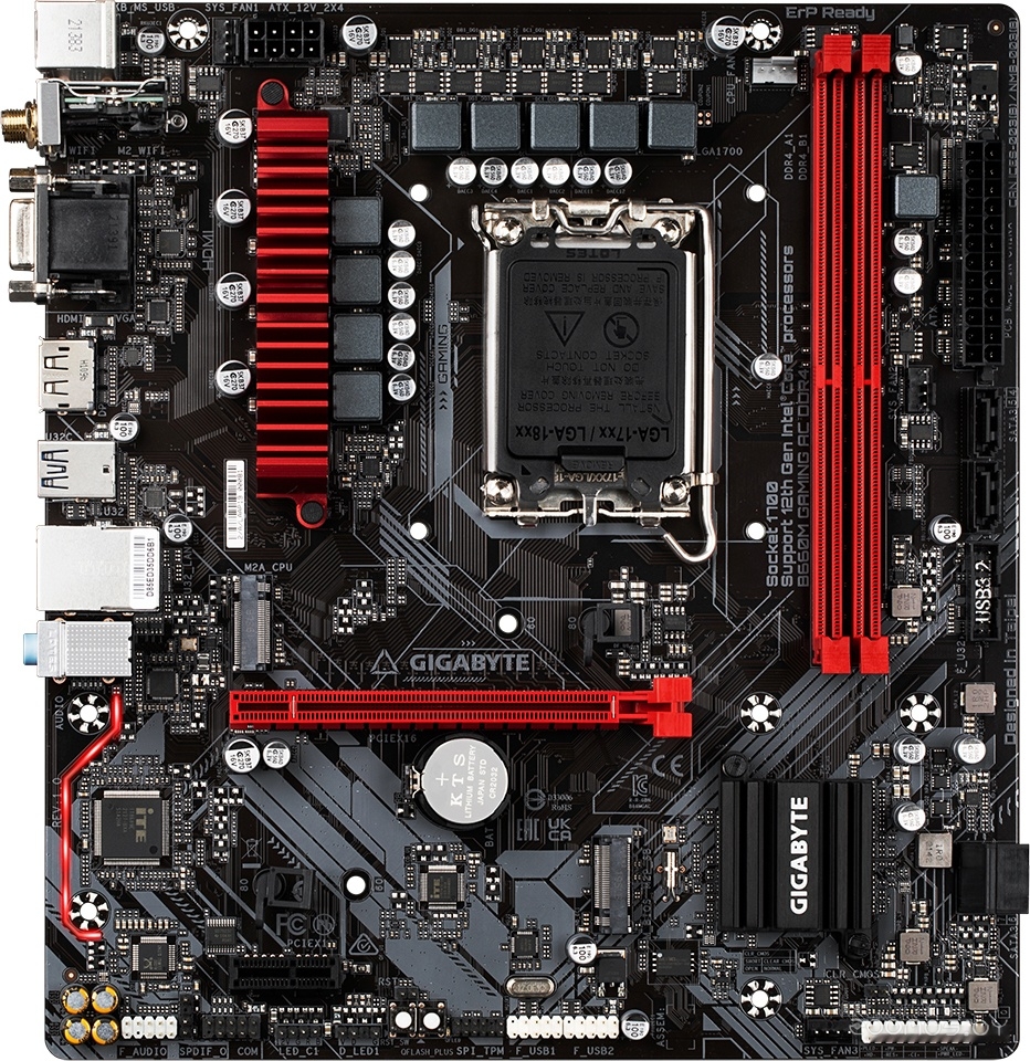 Материнская плата Gigabyte B660M Gaming AC DDR4 (rev. 1.x), фото 2