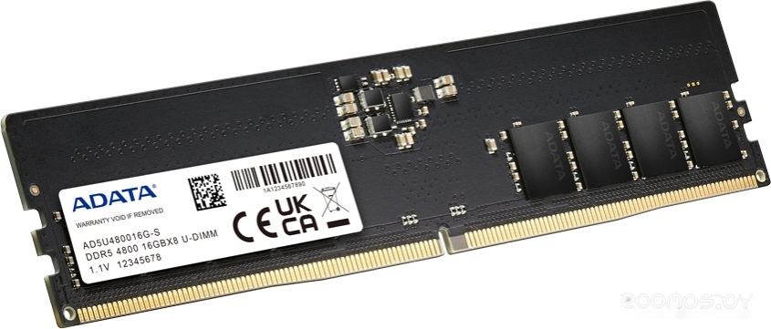Оперативная память A-Data 32ГБ DDR5 4800 МГц AD5U480032G-S, фото 2