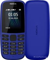 Мобильный телефон Nokia 105 (2019) Single SIM (синий)