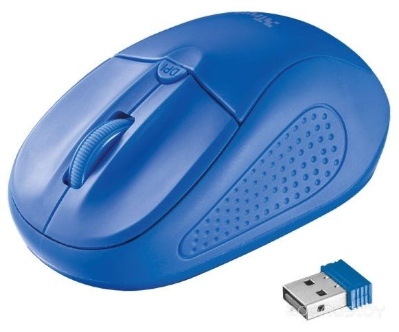 Мышь Trust Primo Wireless Mouse Blue USB