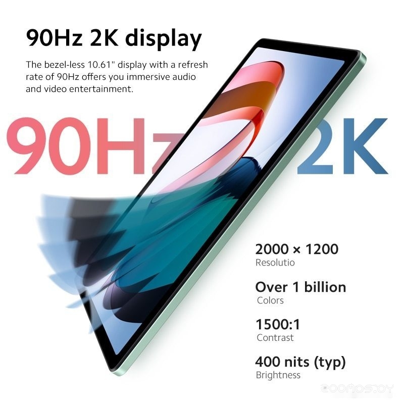Планшет Xiaomi Redmi Pad 6GB/128GB международная версия (мятно-зеленый), фото 3