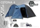 Кемпинговая палатка Relmax Cetona 4-5 (серый/синий)