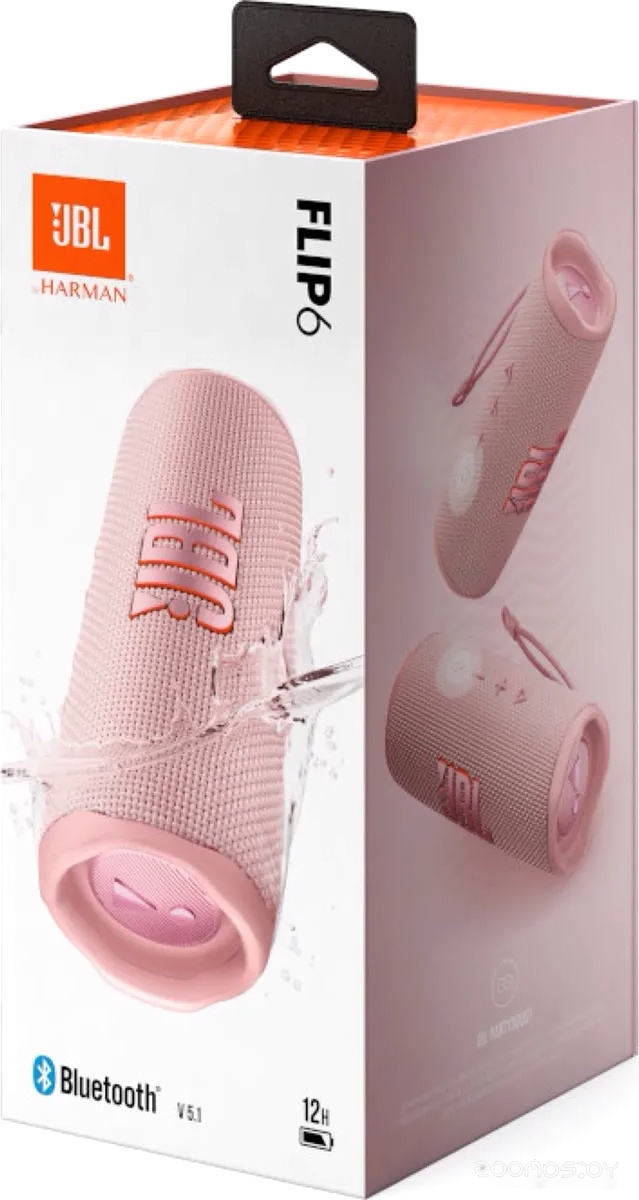 Беспроводная колонка JBL Flip 6 (розовый), фото 3