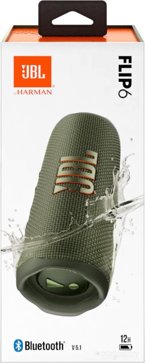 Беспроводная колонка JBL Flip 6 (зеленый), фото 3