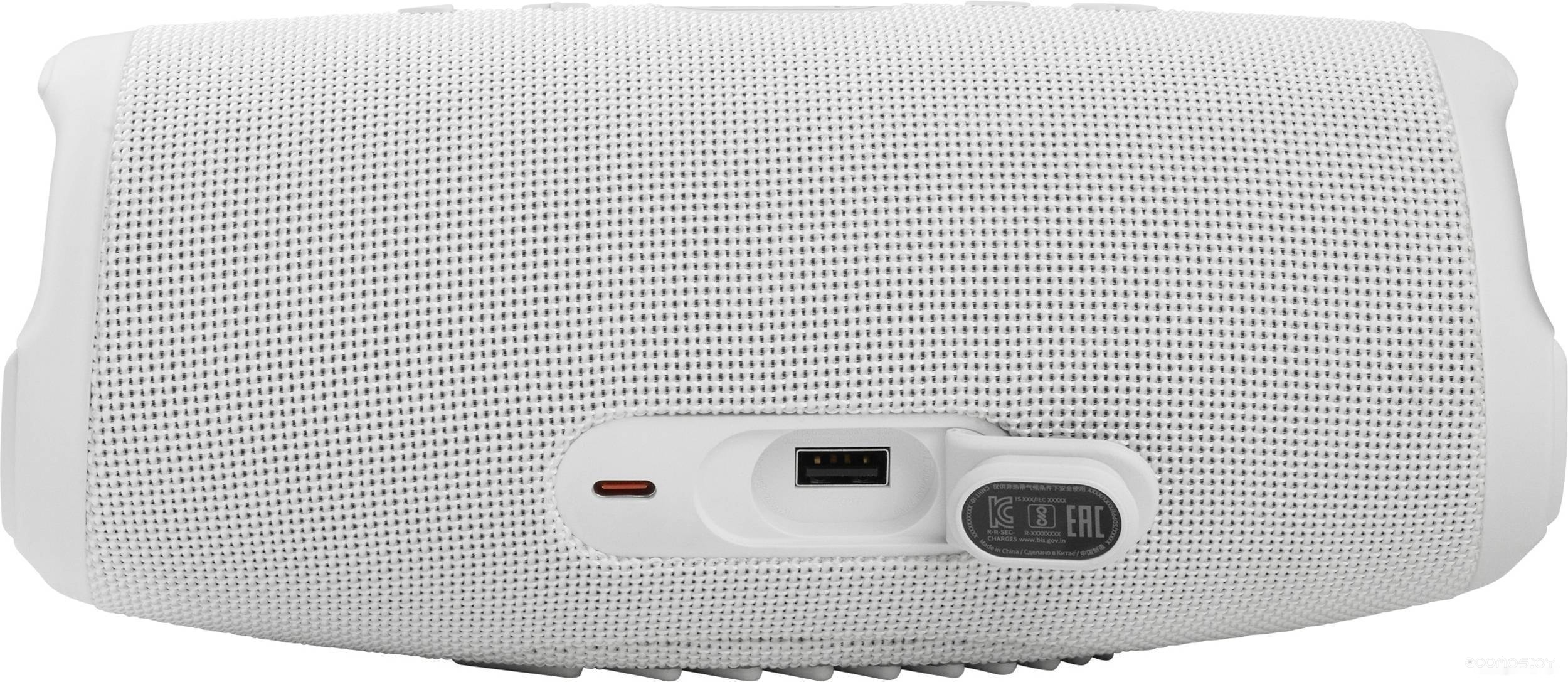 Беспроводная колонка JBL Charge 5 (белый), фото 11