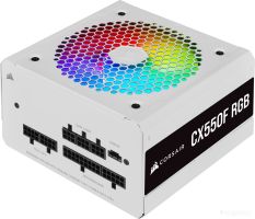 Блок питания Corsair CX550F RGB White CP-9020225-EU