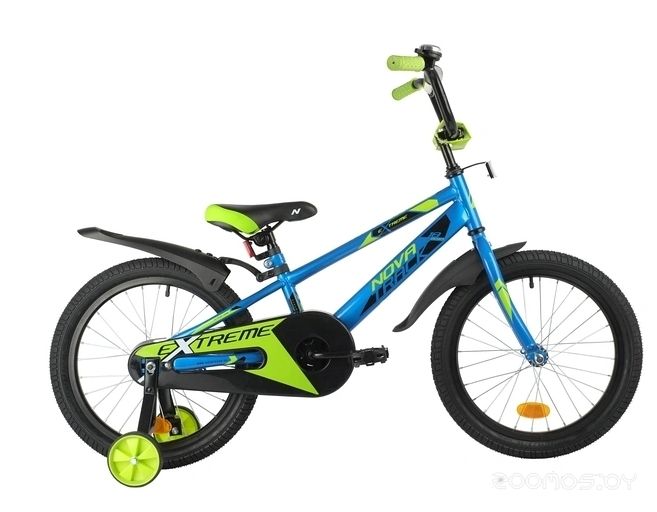 Детский велосипед Novatrack Extreme 18 (синий, 2021)