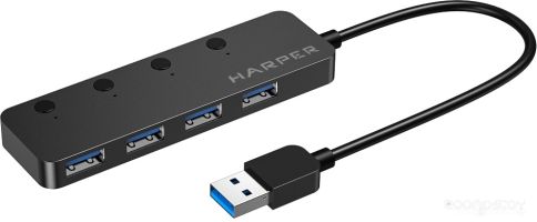 USB-хаб HARPER HUB-04MB