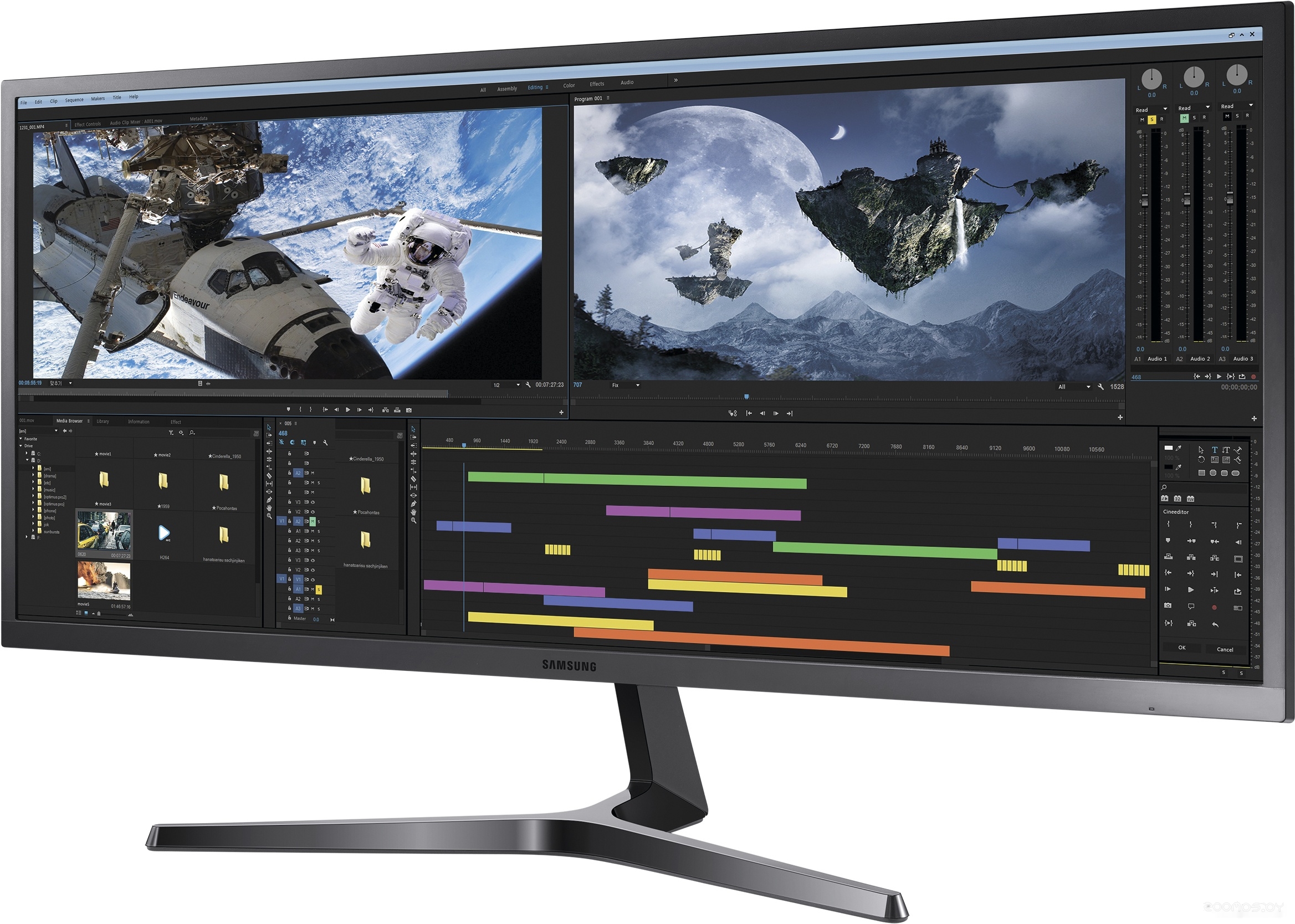 Монитор Samsung LS34J550WQRXEN, фото 8