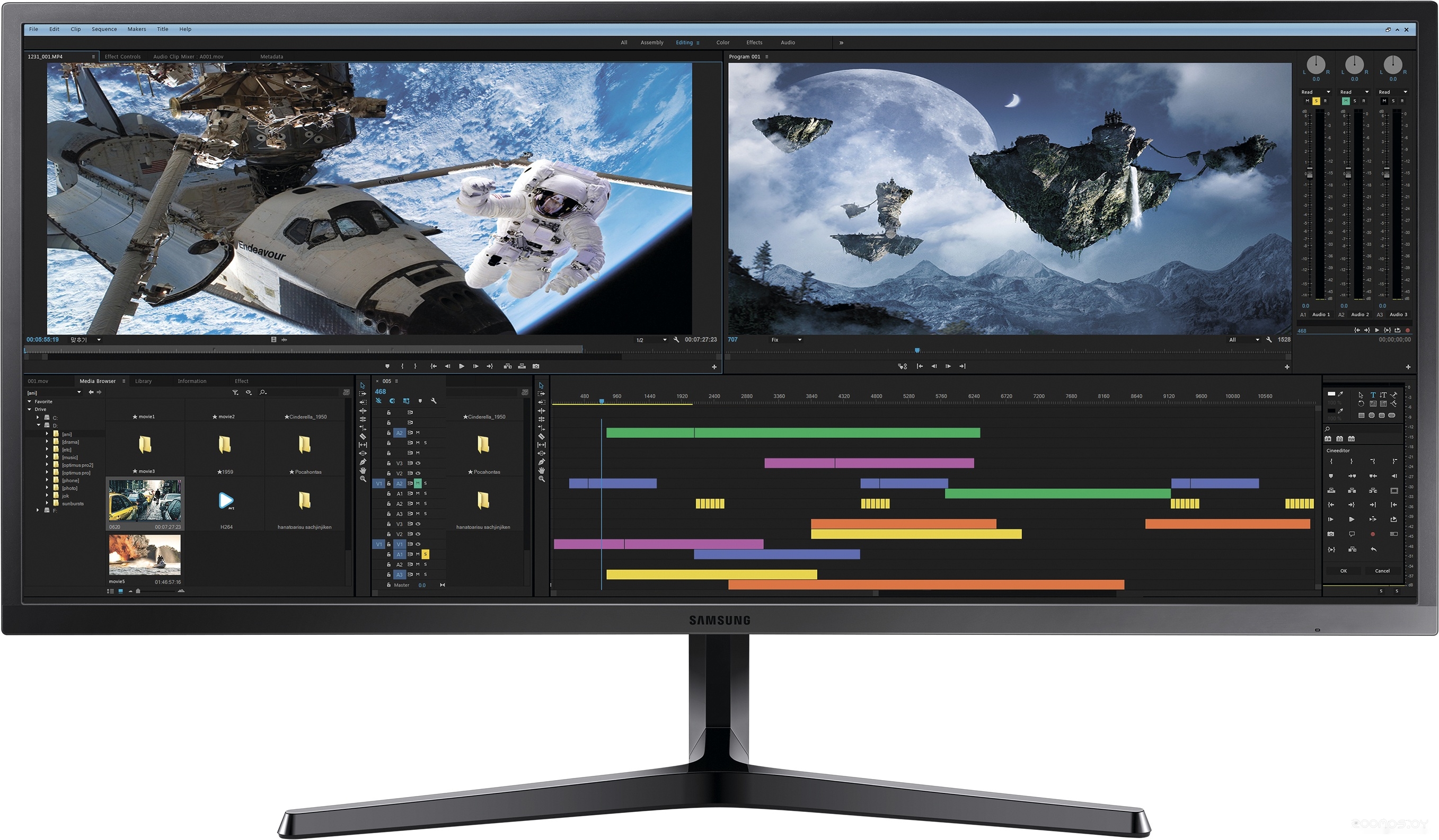 Монитор Samsung LS34J550WQRXEN, фото 10