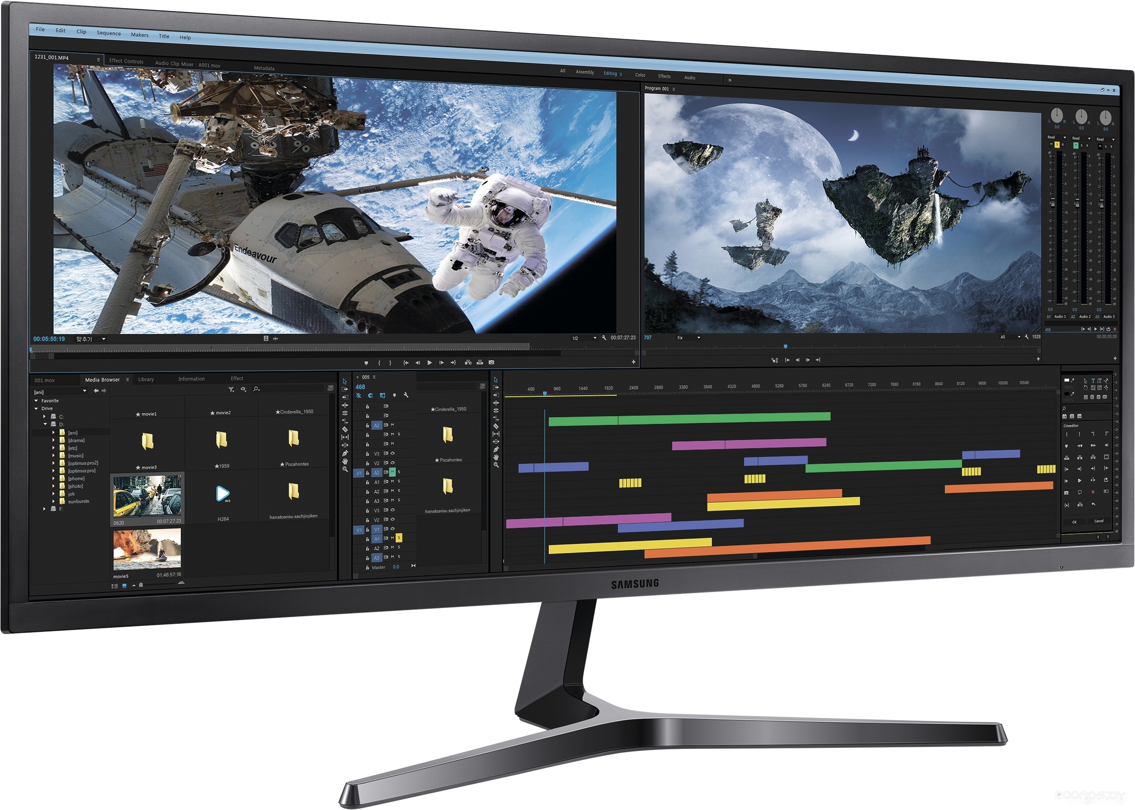 Монитор Samsung LS34J550WQRXEN, фото 2