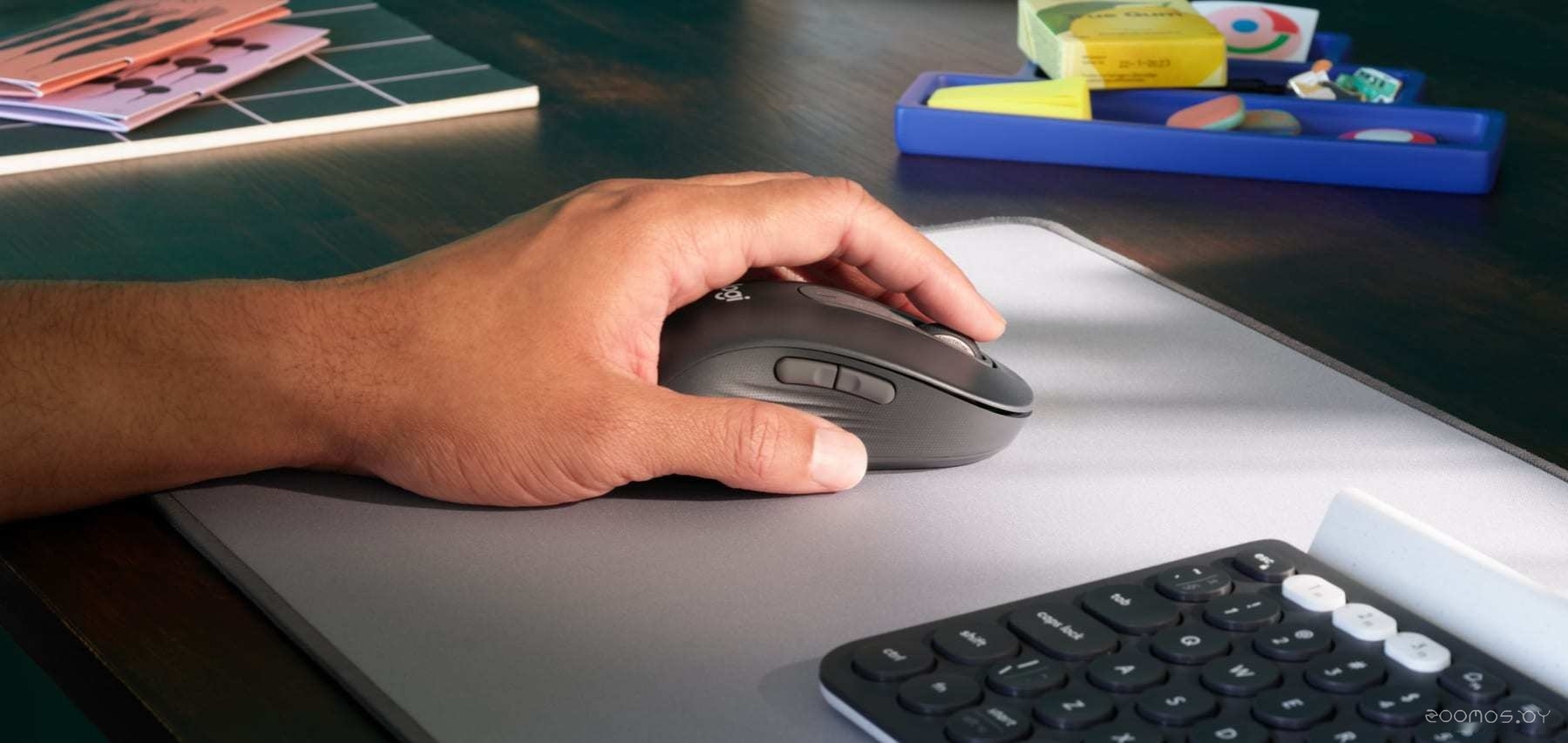 Мышь Logitech Signature M650 M (графит), фото 6