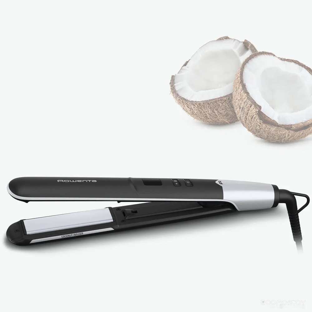 Выпрямитель Rowenta Express Shine Coconut SF4621F0, фото 6