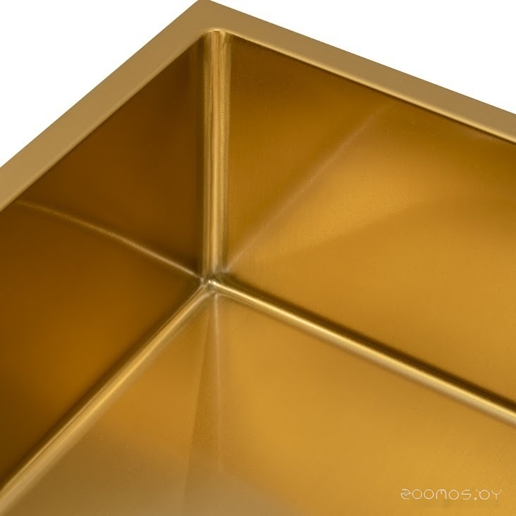 Кухонная мойка Zorg ZRN 4944 Nano PVD Gold, фото 4