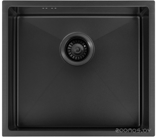 Кухонная мойка Zorg ZRN 4944 Nano PVD Gunblack, фото 2