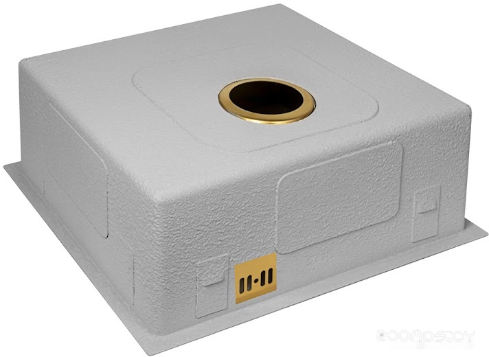 Кухонная мойка Zorg ZRN 4944 Nano PVD Gold, фото 3