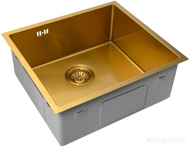 Кухонная мойка Zorg ZRN 4944 Nano PVD Gold, фото 1