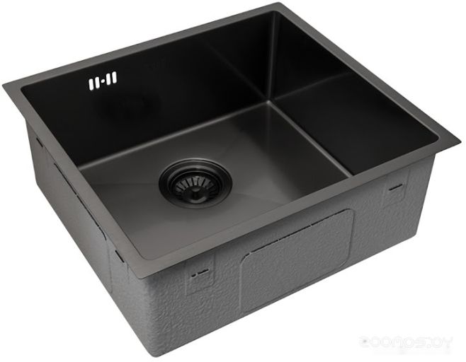 Кухонная мойка Zorg ZRN 4944 Nano PVD Gunblack, фото 1
