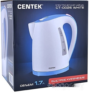 Электрический чайник CENTEK CT-0026 (белый), фото 6