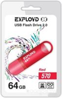 USB Flash Exployd 570 64GB (красный) [EX-64GB-570-Red]