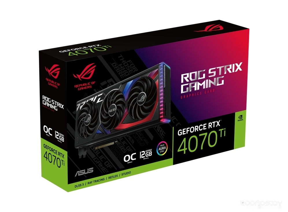 Видеокарта Asus ROG Strix GeForce RTX 4070 Ti 12GB GDDR6X OC Edition ROG-STRIX-RTX4070TI-O12G-GAMING, фото 7