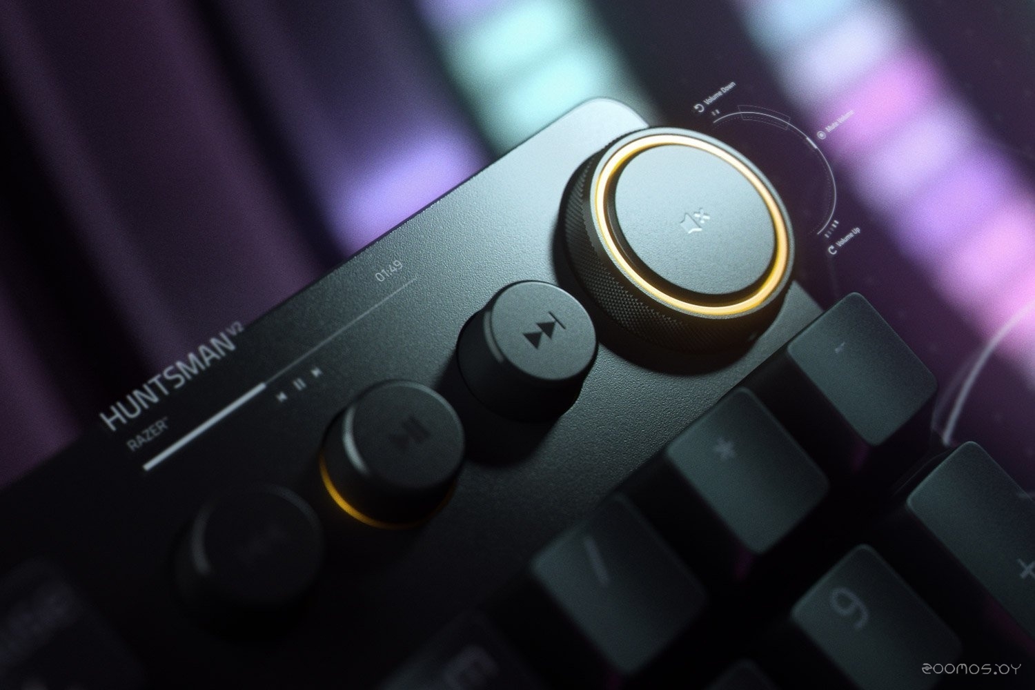 Клавиатура RAZER Huntsman V2 (Purple Switch), фото 4