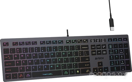 Клавиатура A4Tech Fstyler FX60H (неоновая подсветка), фото 3