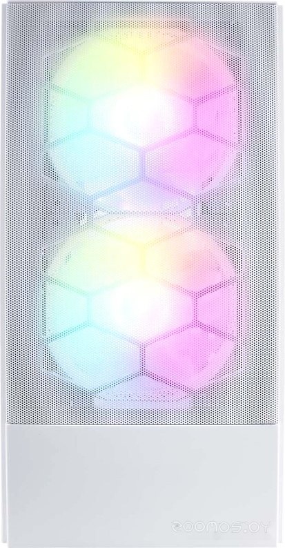 Корпус 1stPlayer Firebase X4-M-WH-2F1P-W-1F1-W, фото 2