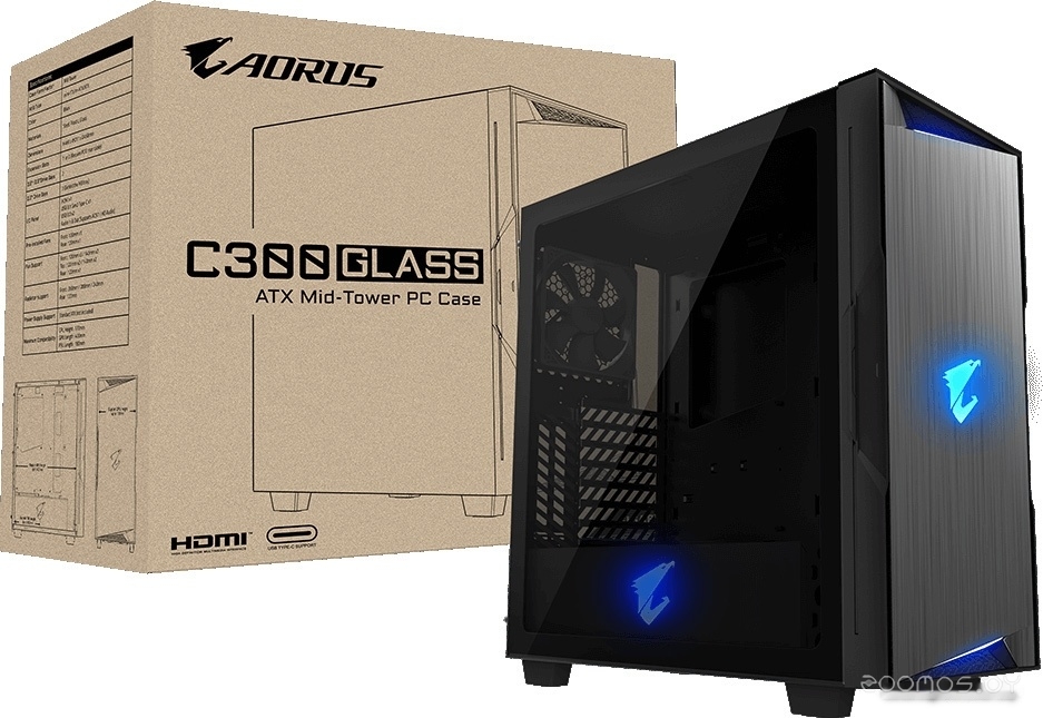 Корпус Gigabyte Aorus C300 Glass, фото 9