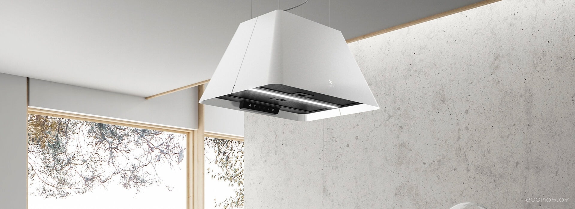 Кухонная вытяжка Elica Ikona Light WH/F/60 PRF0165083, фото 3