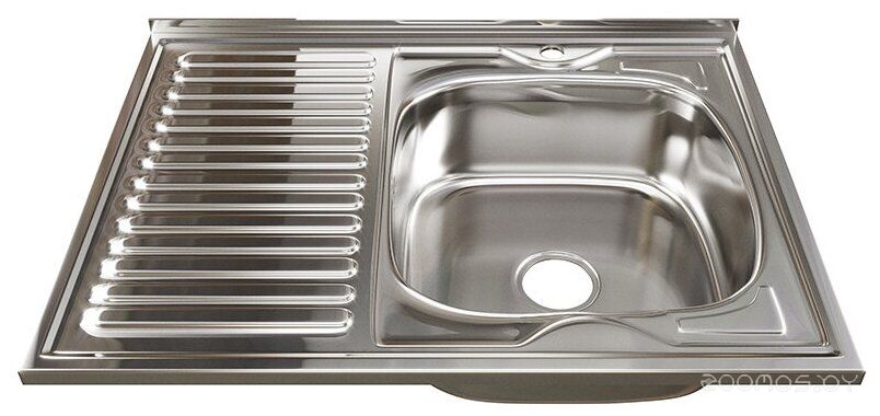 Мойка кухонная Mixline R 528181 (с сифоном)