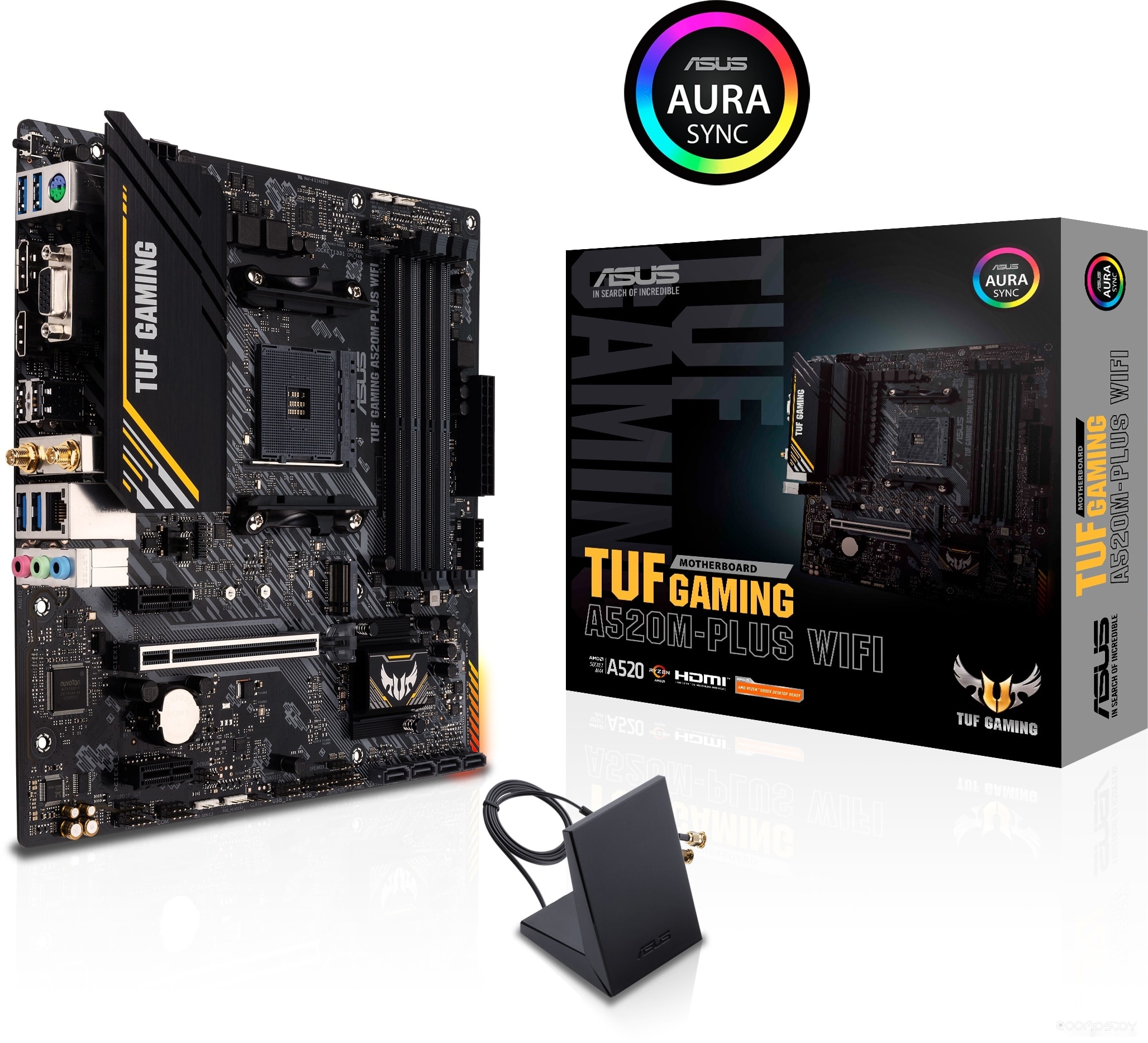 Материнская плата Asus TUF Gaming A520M-Plus WiFi, фото 5