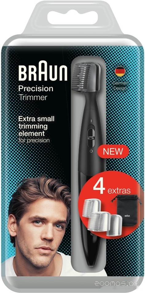 Точечный триммер Braun PT1000 Precision с чехлом, фото 6