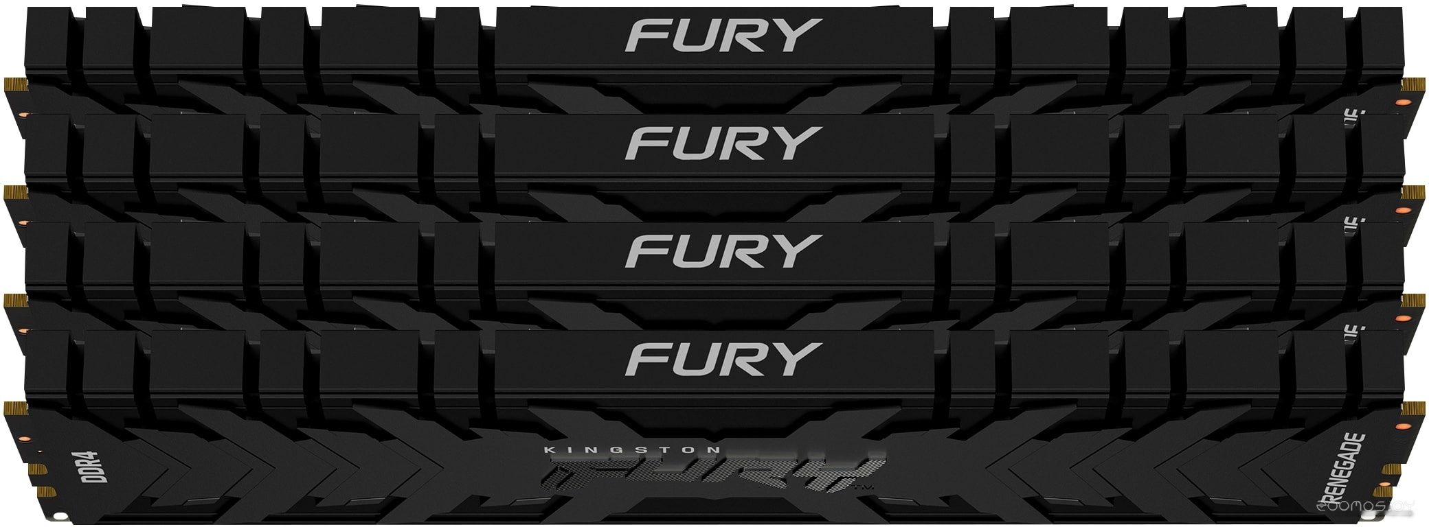 Оперативная память Kingston FURY Renegade 4x32GB DDR4 PC4-28800 KF436C18RBK4/128, фото 2