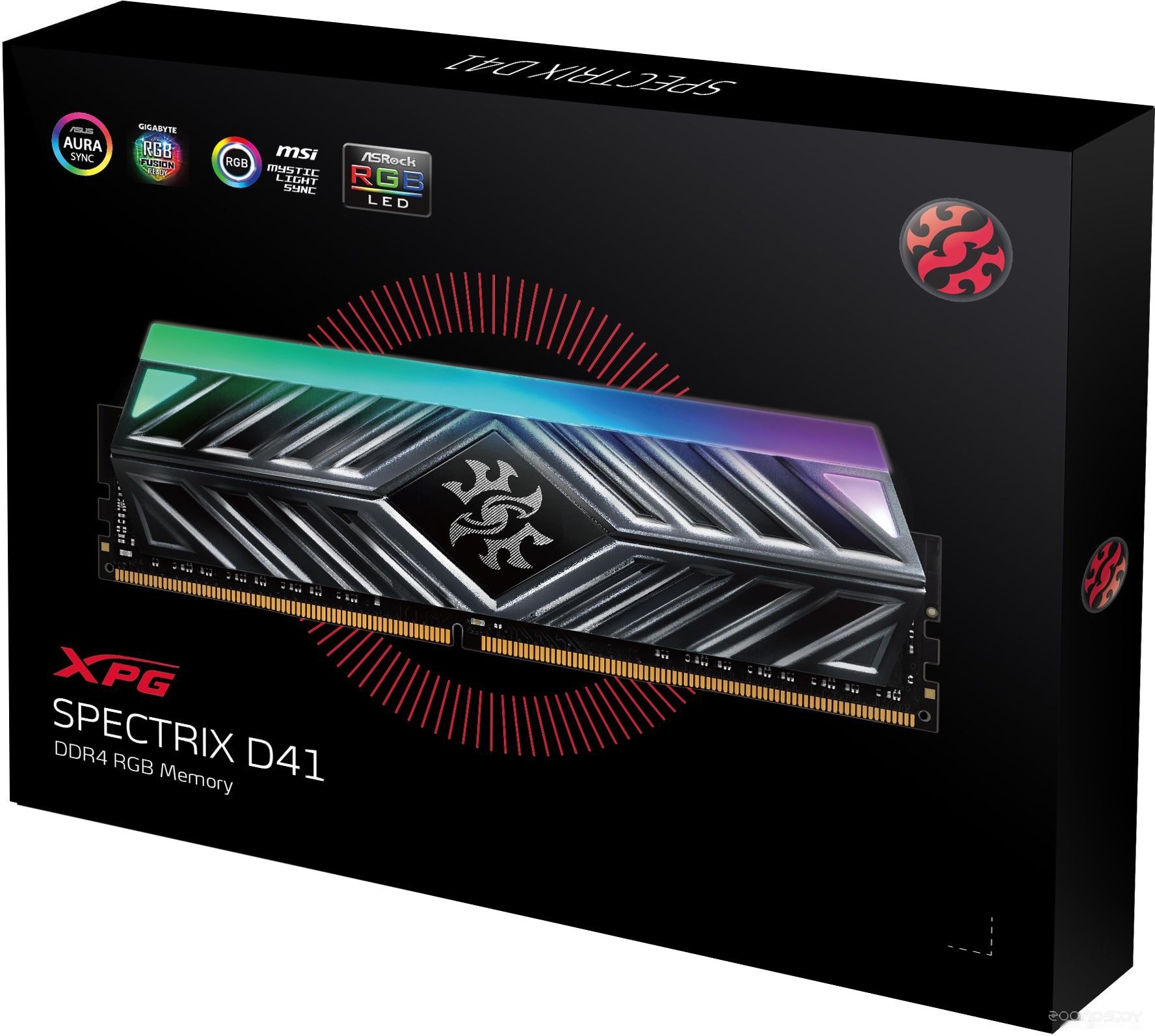Оперативная память A-Data XPG Spectrix D41 RGB 2x16GB DDR4 PC4-28800 AX4U360016G18I-DT41, фото 5