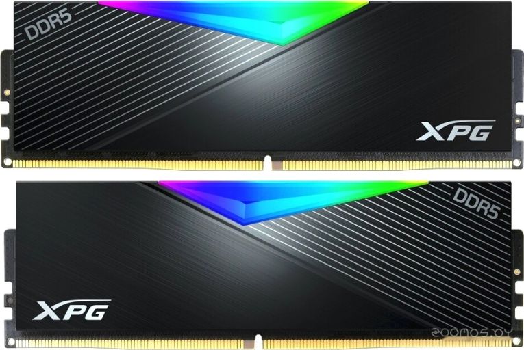 Оперативная память A-Data XPG Lancer RGB 2x16GB DDR5 PC5-41600 AX5U5200C3816G-DCLARBK, фото 1