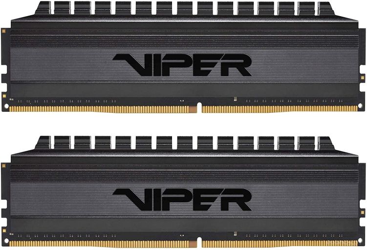 Оперативная память Patriot Viper 4 Blackout 2x32GB DDR4 PC4-25600 PVB464G320C6K, фото 1