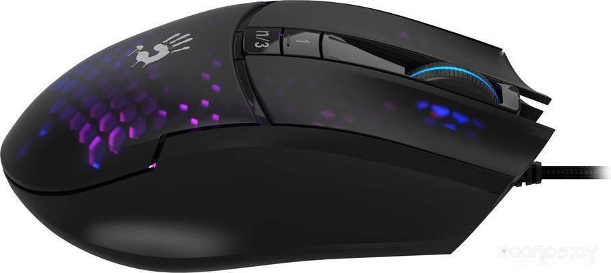 Игровая мышь A4Tech Bloody L65 Max (черный/фиолетовый), фото 4
