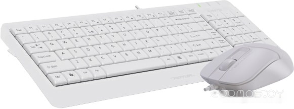 Клавиатура + мышь A4Tech Fstyler F1512 (белый), фото 2