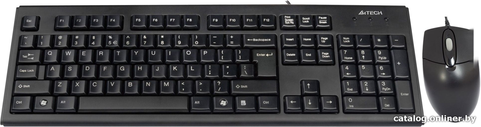 Клавиатура + мышь A4Tech KRS-8372 USB Black, фото 1