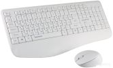 Клавиатура + мышь Qumo Space (белый)