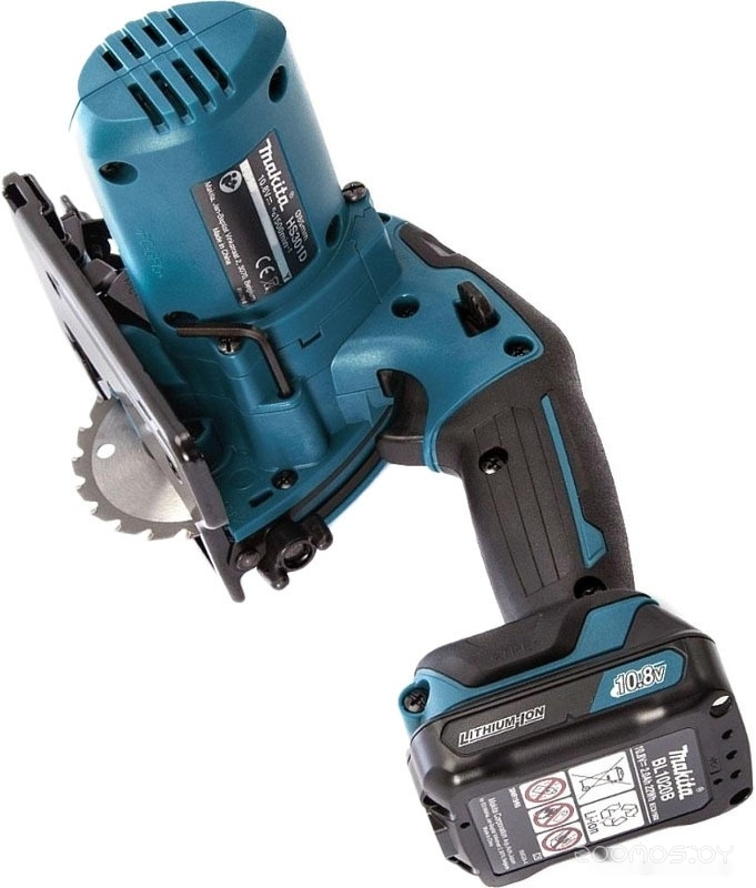 Дисковая (циркулярная) пила Makita HS301DWME (с 2-мя АКБ 4 Ah), фото 2