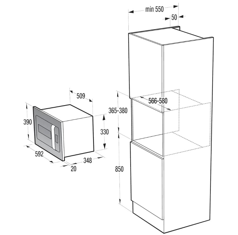 Микроволновая печь Gorenje BM235ORAW, фото 3