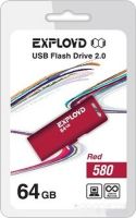USB Flash Exployd 580 64GB (красный)