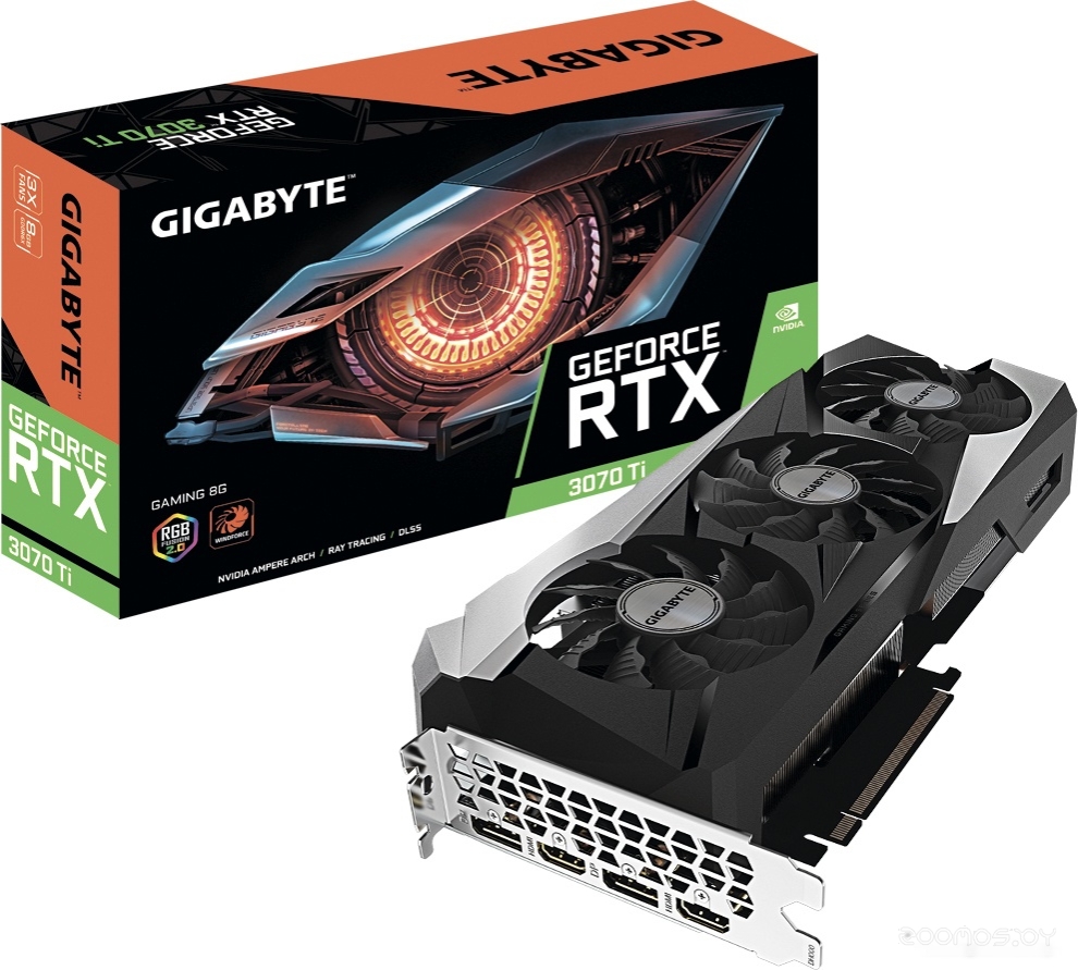 Видеокарта Gigabyte GeForce RTX 3070 Ti Gaming 8GB GDDR6X GV-N307TGAMING-8GD, фото 10