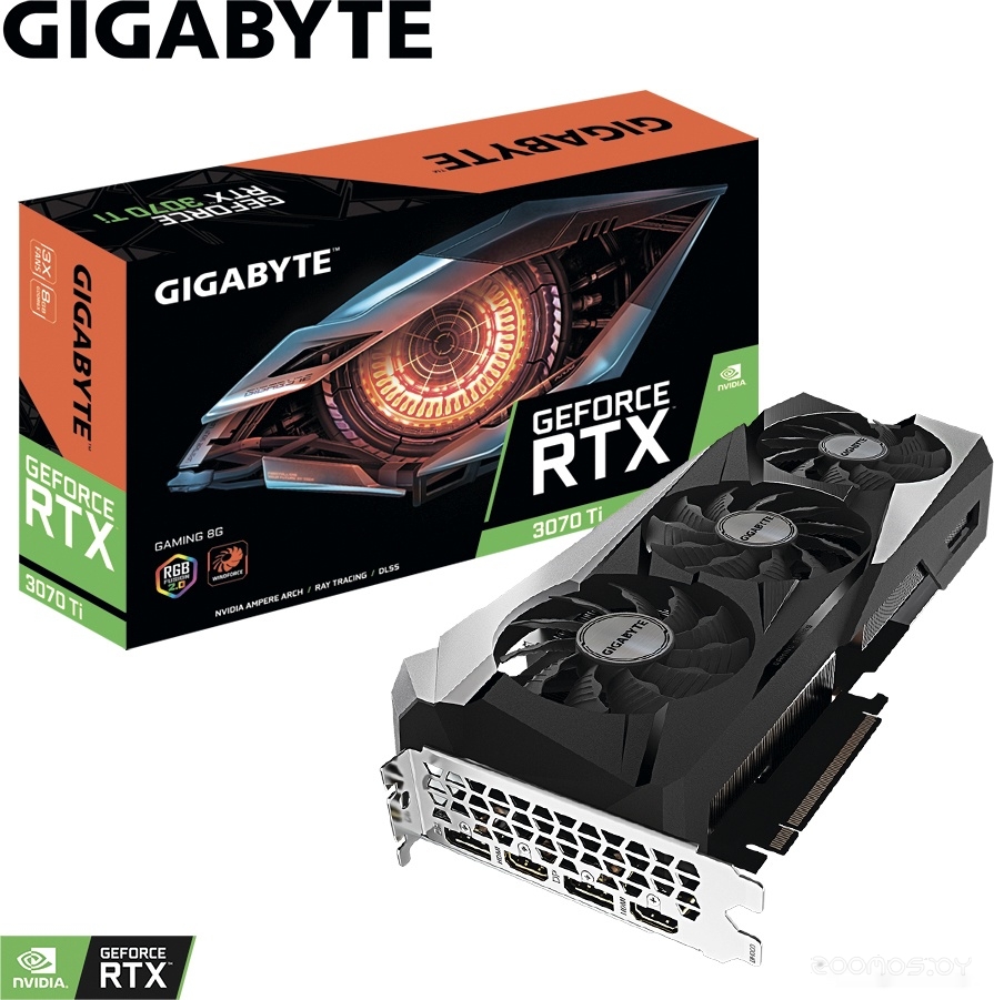Видеокарта Gigabyte GeForce RTX 3070 Ti Gaming 8GB GDDR6X GV-N307TGAMING-8GD, фото 9