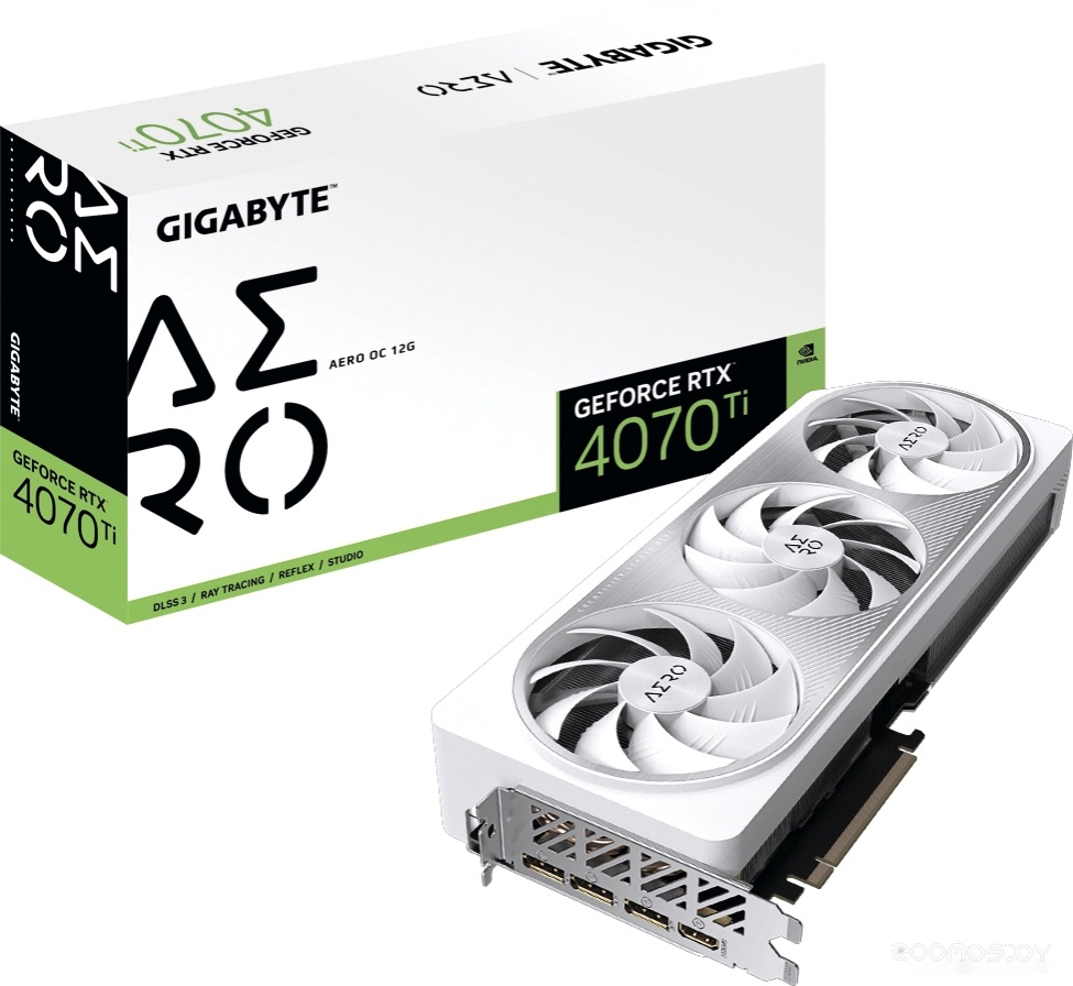 Видеокарта Gigabyte GeForce RTX 4070 Ti Aero OC 12G GV-N407TAERO OC-12GD, фото 8