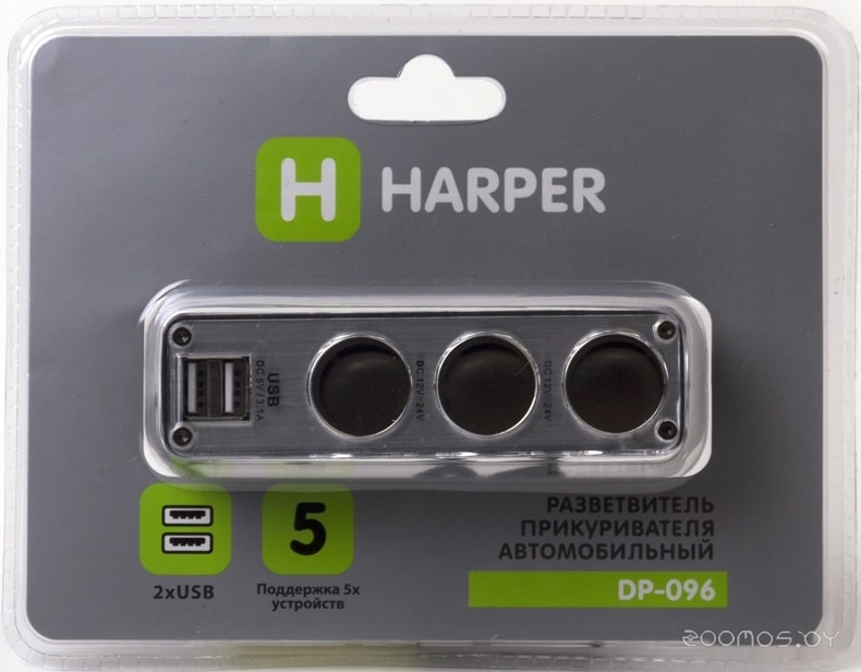 Автомобильное зарядное HARPER DP-096, фото 2