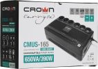 Источник бесперебойного питания CrownMicro CMUS-165 Euro Smart